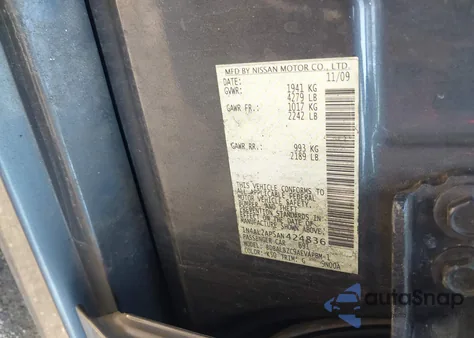 2010 Nissan Altima 2.5 S from USA, damaged, VIN 1N4AL2AP5AN424836